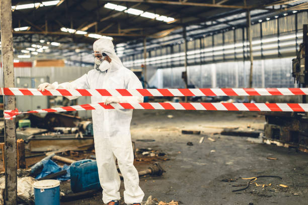 Professional Infectious Disease Decontamination technician working in Fiddletown, CA
